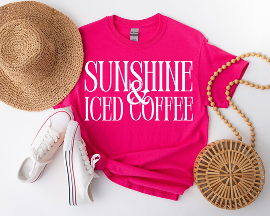Sunshine & Iced Coffee Tee  - Sublimation