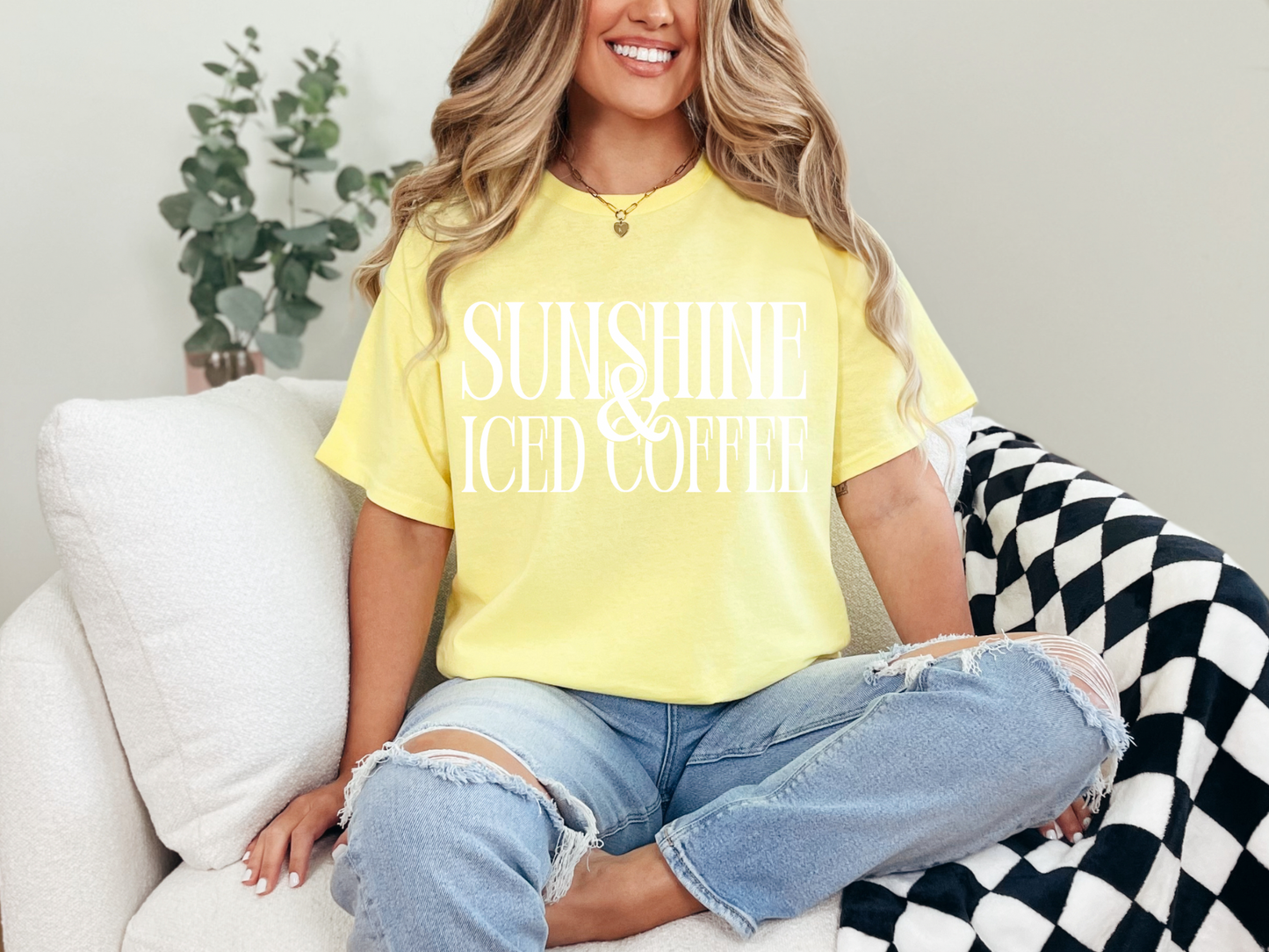 Sunshine & Iced Coffee Tee  - Sublimation