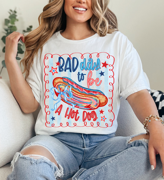 Bad Day to Be a Hotdog - Sublimation Tee
